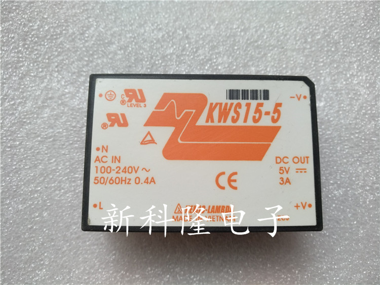 KWS155 LAMBDA 절연 전원 공급 장치 ACDC 100240V 220V 5V 3A 15W 제품 이미지