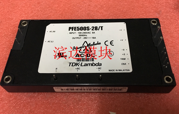 PFE500S28/T LAMBDA 절연 전원 공급 장치 ACDC 100240V 28V 18A 문의하세요 제품 이미지