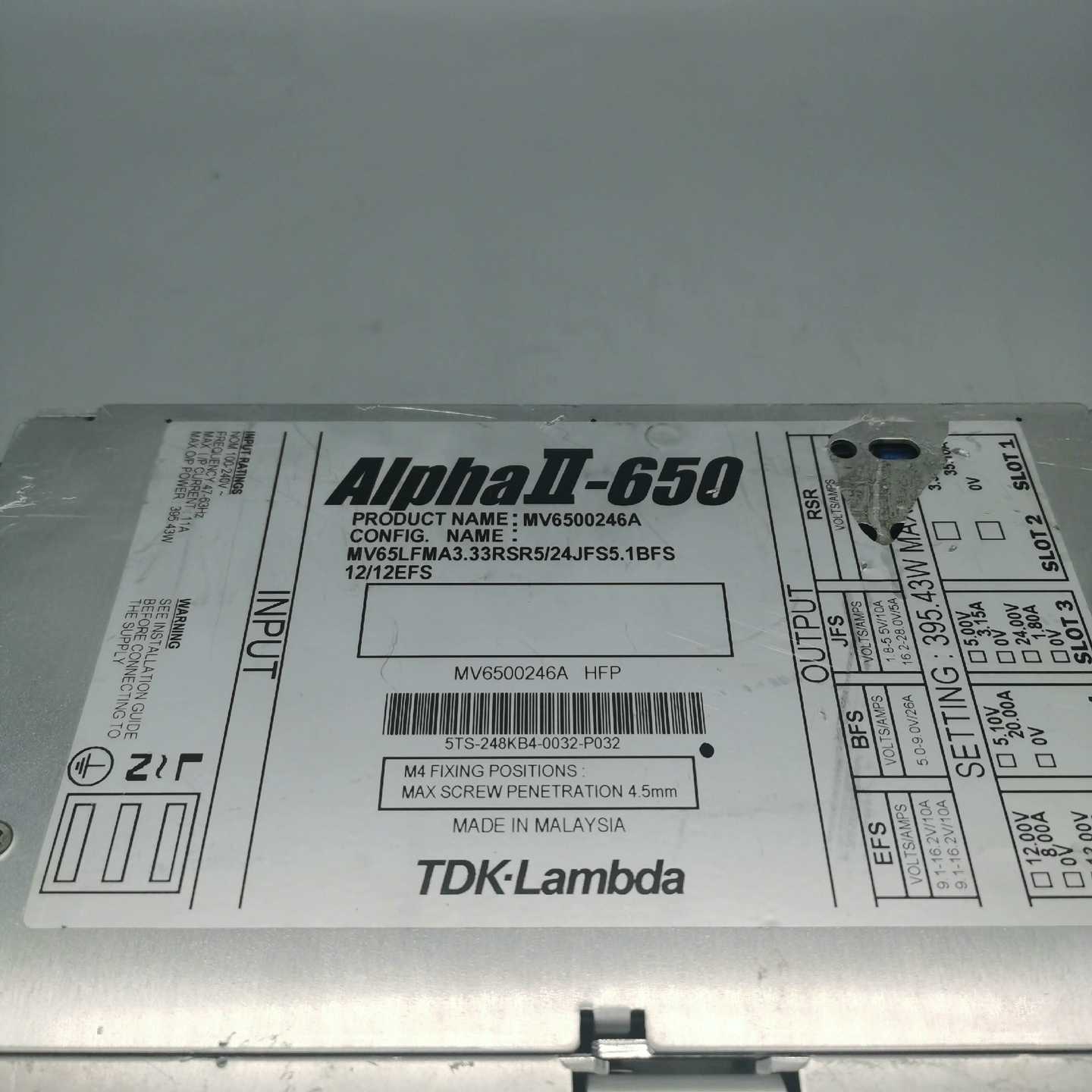 Jiuniu 액세서리 TDKLambda AlphaII650 전원 모듈의 가능 제품 이미지