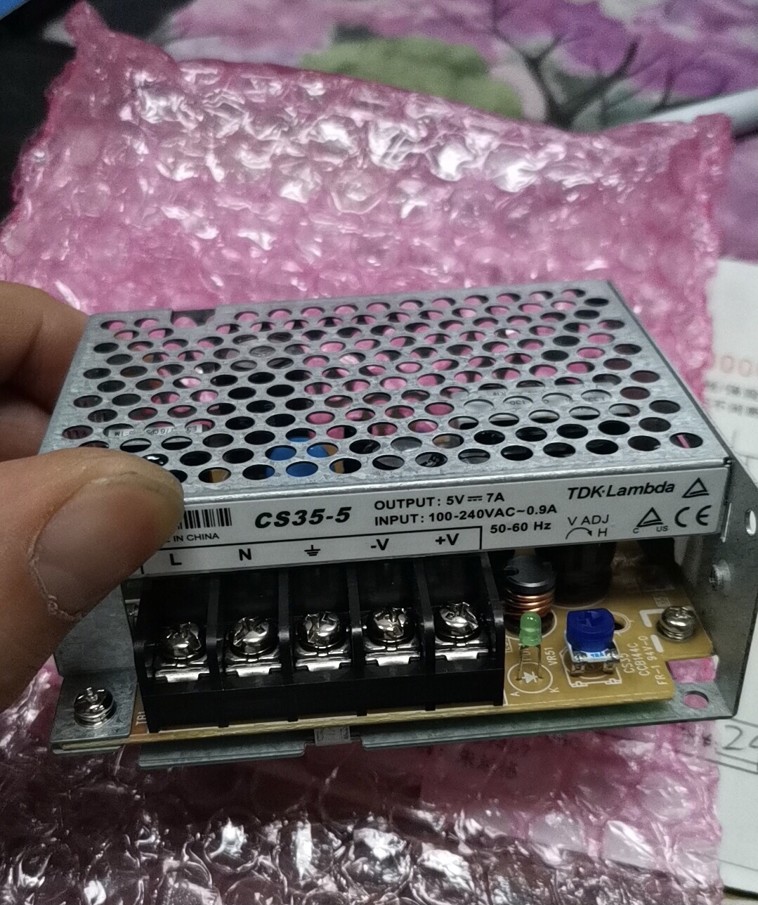 TDK CS355 5V 7A 산업용 제어 장비 및 LED 스위칭 전원 공급 장치TDKLAMBDA AC/DC 제품 이미지