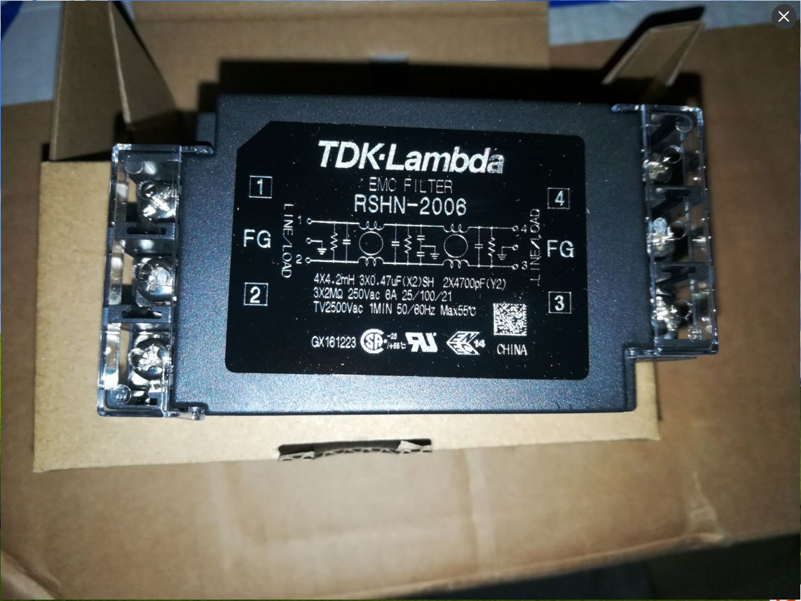 새 TDKLAMBDA 필터 RSHN2006 제품 이미지