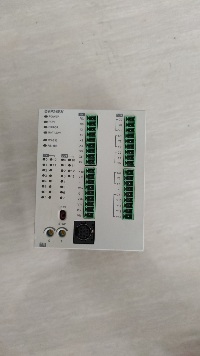 Delta PLC DVP24SV11T2 상태 사진 정상적으로 작동 제품 이미지