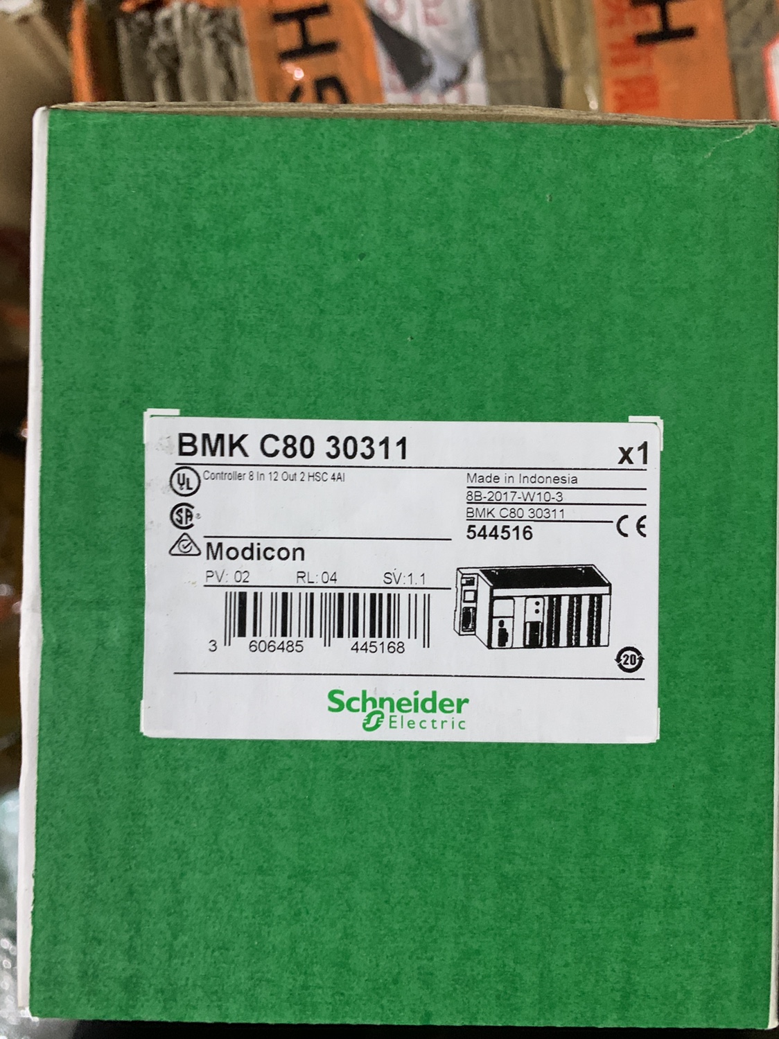 Modicon MC80과 호환되는 Schneider Bmkc8030311 프로그래밍 컨트롤러 제품 이미지