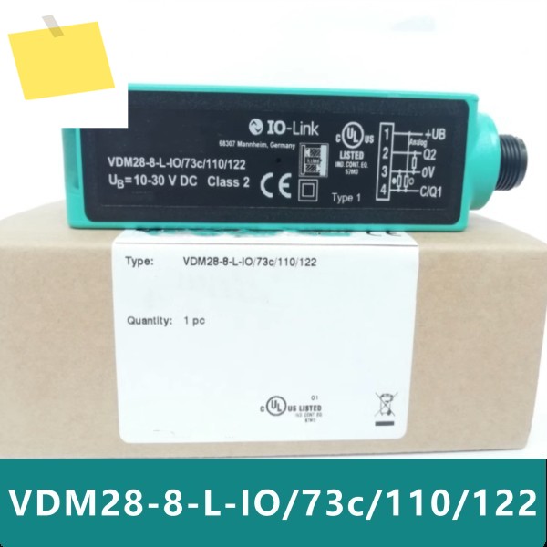 오리지널 거리 센서, VDM28-8-L-IO, 73c, 110122, 새제품 제품 이미지