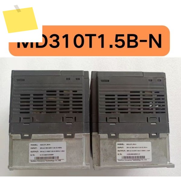 사용된 인버터 MD310T1.5B-N 1.5KW 380V 테스트를 거쳐 정상적으로 작동함 제품 이미지