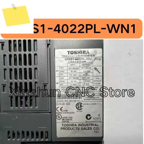 중고 VFAS1-4022PL-WN1 2.2KW 인버터 테스트 완료 제품 이미지