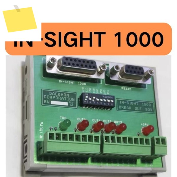 중고 IN-SIGHT 1000 비주얼 시스템 컨트롤러는 테스트를 거쳤으며 기능이 그대로 유지되었습니다 제품 이미지