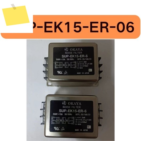 중고 필터 250V15A SUP-EK15-ER-06 테스트를 거쳐 OK이며 기능이 손상되지 않았습니다. 제품 이미지