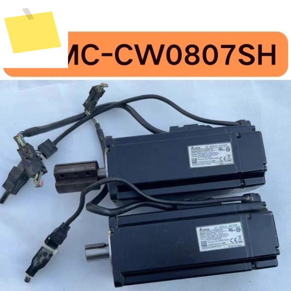 중고 ECMC-CW0807SH 0.75KW 서보 모터는 테스트를 거쳤으며 손상되지 않았습니다 제품 이미지