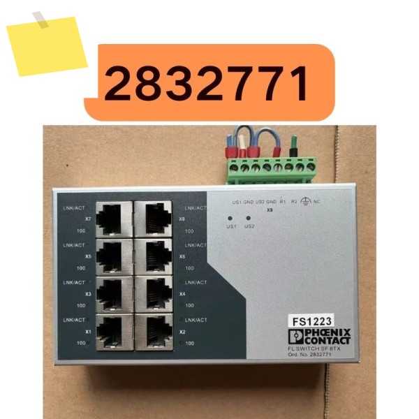 중고 산업용 스위치 8포트, 2832771 FL SWITCH SF 8TX 테스트 완료, 기능 손상 없음 제품 이미지