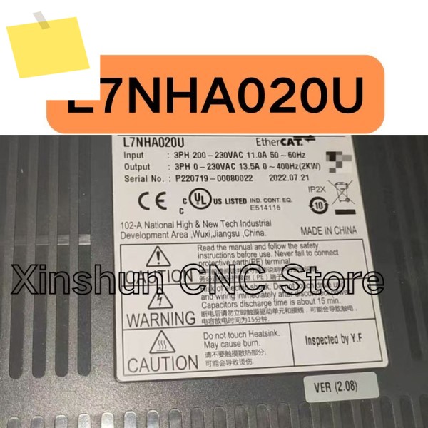 을 위한 서보 드라이브, L7NHA020U, 2KW, 새제품 제품 이미지