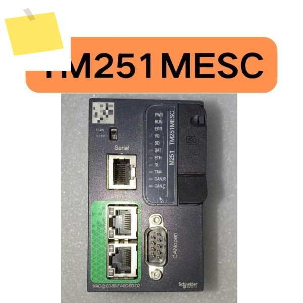 중고 PLC 컨트롤러 TM251MESC는 테스트를 거쳐 OK이며 기능이 손상되지 않았습니다. 제품 이미지