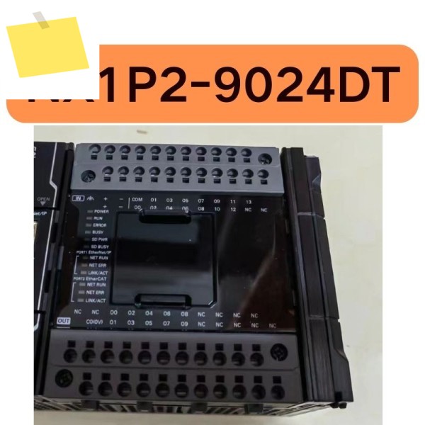 중고 PLC 컨트롤러 NX1P2-9024DT는 테스트를 거쳤으며 기능이 그대로 유지되었습니다. 제품 이미지