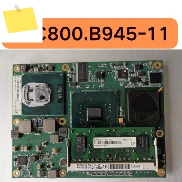 중고 5PC800.B945-11 CPU 보드는 테스트를 거쳤으며 기능이 그대로 유지되었습니다. 제품 이미지