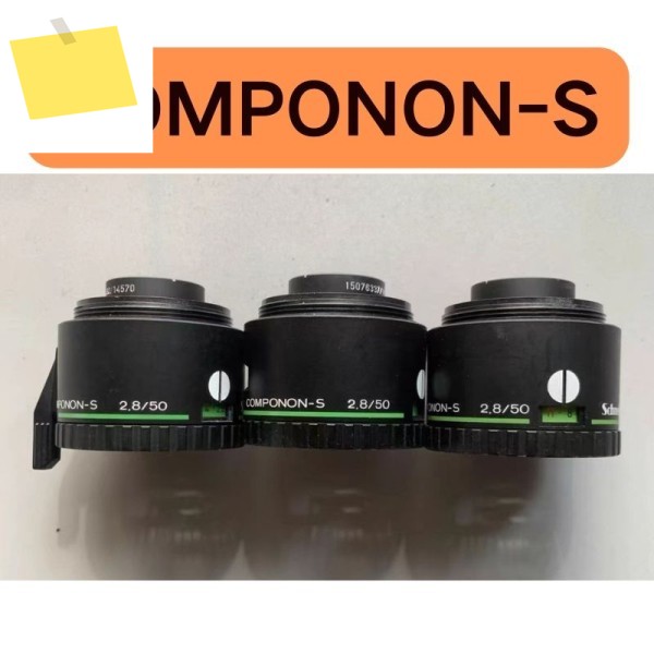 초점 거리가 55mm인 중고 COMPONONON-S 2.850 산업용 렌즈, 기능적 무결성 테스트 OK 제품 이미지