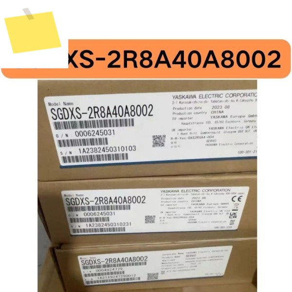 을 위해 재고가 있는 신품 SGDXS-2R8A40A8002 서보 드라이브 400W 제품 이미지