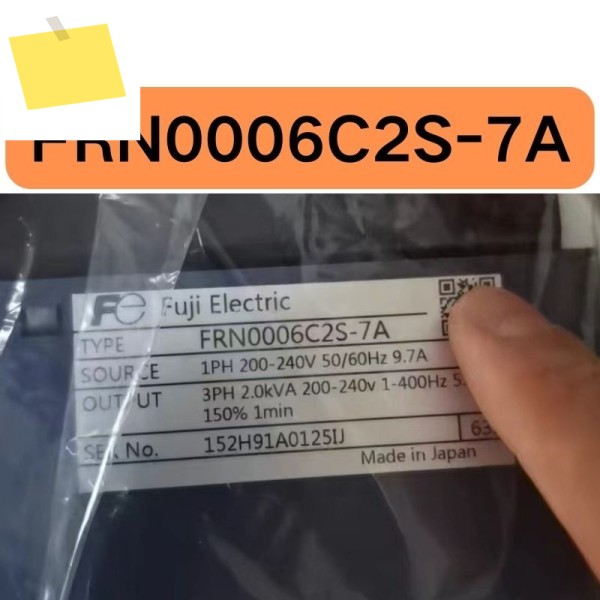 신품 주파수 변환기 FRN0006C2S-7A 0.75kw AC220V 제품 이미지