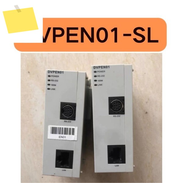 중고 PLC 이더넷 모듈 DVPEN01-SL은 테스트를 거쳤으며 기능이 그대로 유지되었습니다. 제품 이미지