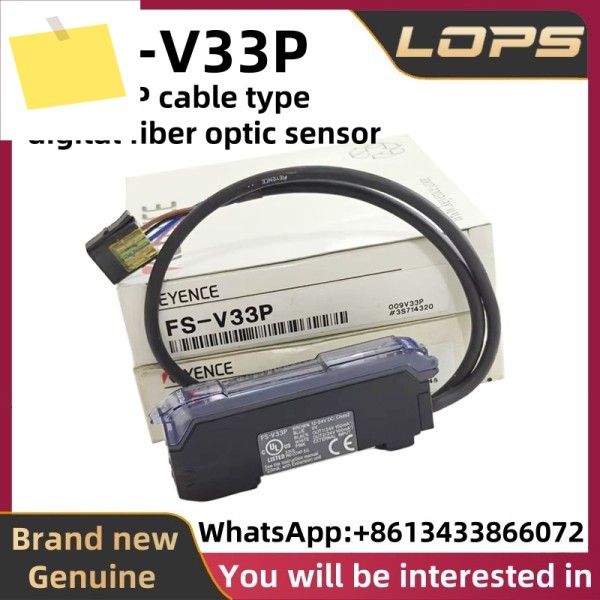 FS-V33P 새제품 오리지널 KEYENCE PNP 케이블 타입 디지털 광섬유 센서, 있음, 문의 환영 제품 이미지