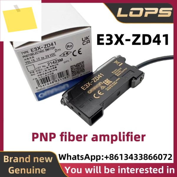 E3X-ZD41 신품 오리지널 PNP 광섬유 증폭기; 센서, 대량 보유, 상담 환영합니다. 제품 이미지