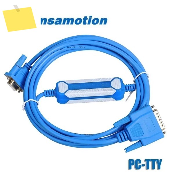 Siemens S5 시리즈 PLC 프로그래밍 케이블 용 Amsamotion 734-1BD20 PC-TTY 통신 직렬 RS232 DB15 제품 이미지