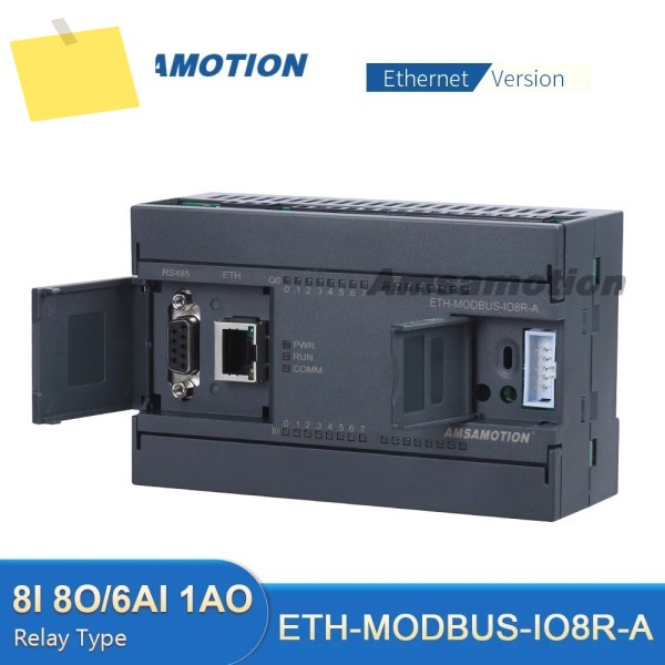 ETH-Modbus-IO8R-A TCP RTU 8 웨이 릴레이 이더넷 모듈 8I-8O 6AI-2AO 아날로그 입력 출력 RS485 통신 보드 디지털 제품 이미지