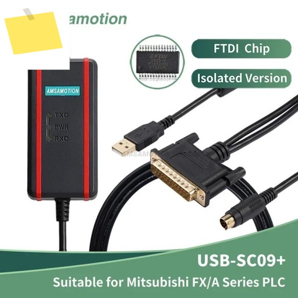 Mitsubishi FXA 시리즈 PLC 프로그래밍 케이블에 적합한 USB-SC09 FTDI 칩 제품 이미지