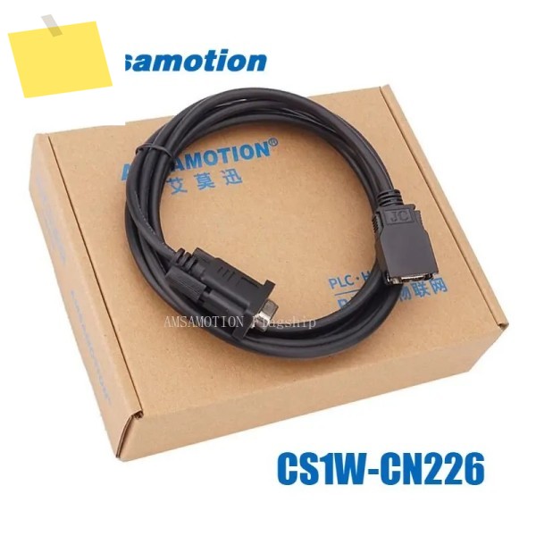 CS1W-CN226 직렬 프로그래밍 케이블 Omron CJ1M CS1G CQM1H CPM2C 시리즈 PLC 인터페이스에 적합한 RS232 포트 제품 이미지