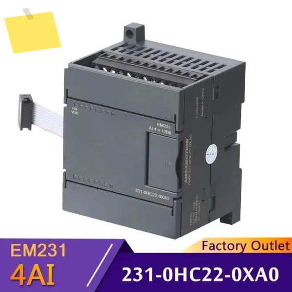 Siemens S7-200 PLC 4 채널 입력 아날로그 모듈 용 EM231 6ES7 231-0HC22-0XA00XA8 Amsamotion 4AI 12Bit 확장 제품 이미지