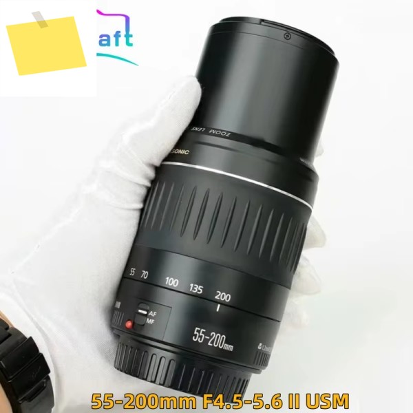 96% 새 원본 EF 55-200mm F4.5-5.6 II USM 렌즈 Canon EOS 6D 55 제품 이미지