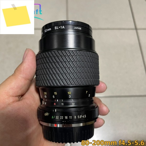98% 새것과 같은 토키나 80-200mm f4.5-5.6 렌즈 펜탁스 마운트용 제품 이미지