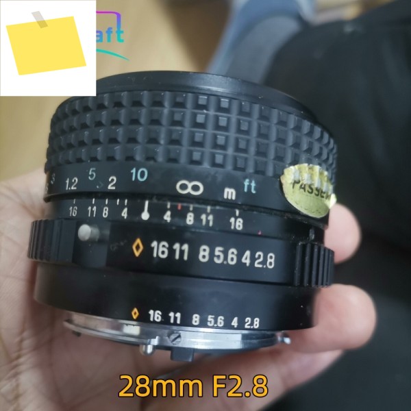 90% 새것 같은 토키나 28mm f2.8 풀프레임 수동 렌즈 후지 FX 마운트용 제품 이미지