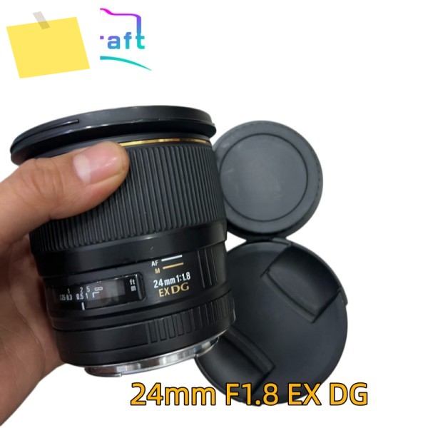 95% 새 상품 24mm f1.8 광각 매크로 렌즈 캐논 EF 마운트용, 시그마 EX DG 아스페리컬 오토포커스 호환 제품 이미지