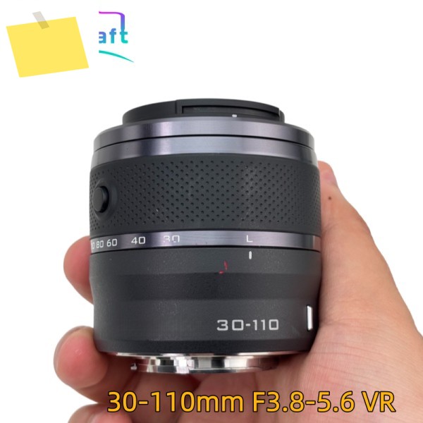 95% 새 상품 30-110mm F3.8-5.6 VR 손떨림 방지 니콘 1 마운트 하프 프레임 자동 초점 줌 렌즈 제품 이미지