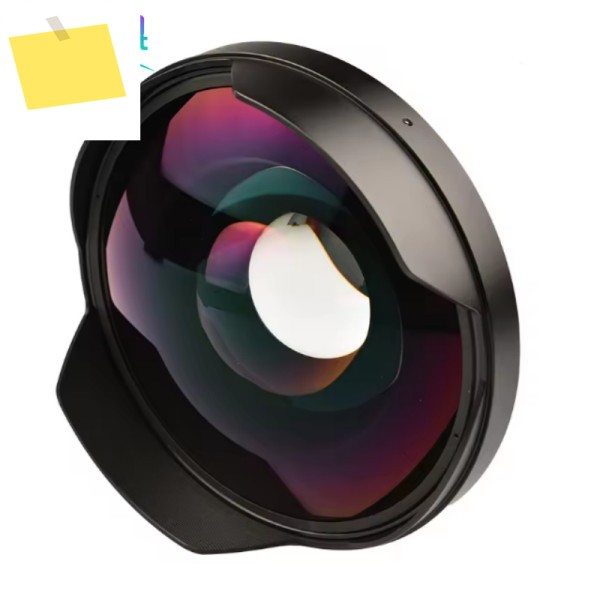 52MM 0.3X 울트라 어안 와이드 렌즈 어댑터후드 포함 비디오 카메라 캠코더 전용 제품 이미지