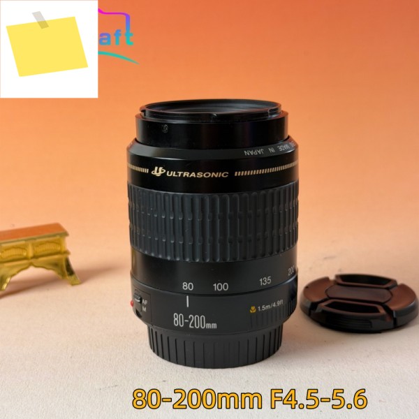 95% 새것 80-200mm f4.5-5.6 렌즈는 민감한 자동 초점과 부드러운 줌 기능을 갖추고 있습니다. 캐논 제품 이미지