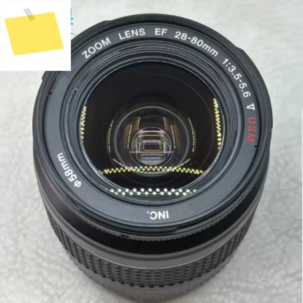 96% 새 EF 28-80mm F3.5-5.6 V USM 렌즈 캐논 6D 5D 1DX 키스 카메라 줌 제품 이미지