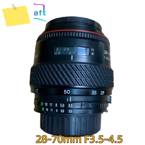 90% 새것 같은 토키나 28-70mm f3.5-4.5 자동 초점 렌즈 매크로 기능 포함 니콘 F-마운트용 약간의 마모와 흠집 제품 이미지