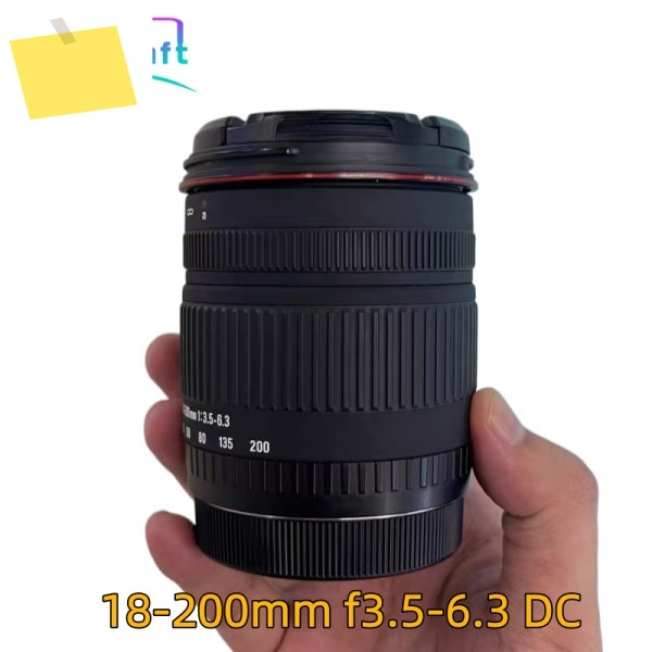 95% 새것 18-200mm f3.5-6.3 DC 시그마 캐논 EF 마운트 렌즈용흔들림 방지 기능 없음중고 제품 이미지