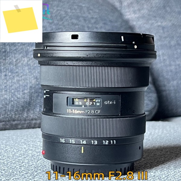 신품 11-16mm F2.8 CF 렌즈 토키나, 캐논 EF 마운트용, 3세대 디자인 APS-C 센서 카메라용 제품 이미지