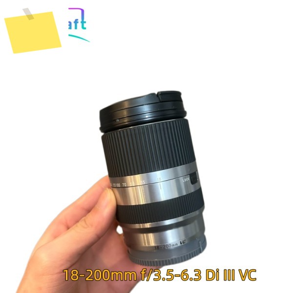 95% 새 제품 컬러 18-200mm f3.5-6.3 Di III VC(B001)렌즈 소니 E-마운트 용 제품 이미지