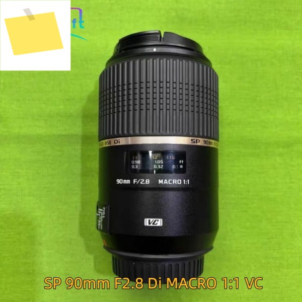 95% 새 상품 SP 90mm F2.8 Di MACRO 1:1 VC USD 매크로 렌즈 F004 캐논 EF 마운트 또는 니콘 탐론 제품 이미지