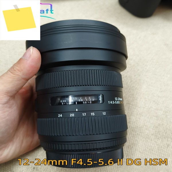 98% 새것 12-24mm f4.5-5.6 DG HSM II 렌즈 풀프레임 카메라 호환 시그마용 제품 이미지