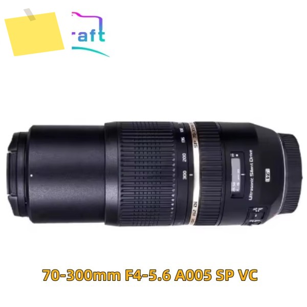 98% 새 제품 70-300mm F4-5.6 A005 SP VC 렌즈 니콘, 소니 마운트, 캐논 DSLR용 70 줌 탐론용 제품 이미지
