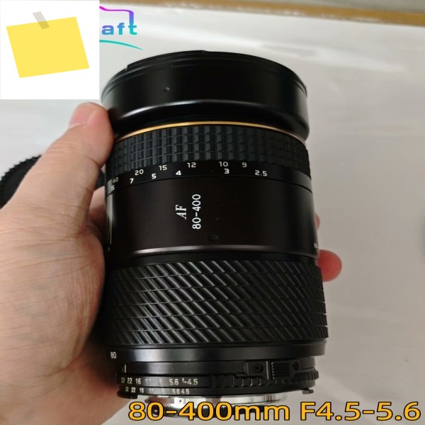 95% 새것 같은 ATX 80-400mm F4.5-5.6 토키나용 니콘 F-마운트용 캐논 풀프레임 망원 자동초점 렌즈 제품 이미지