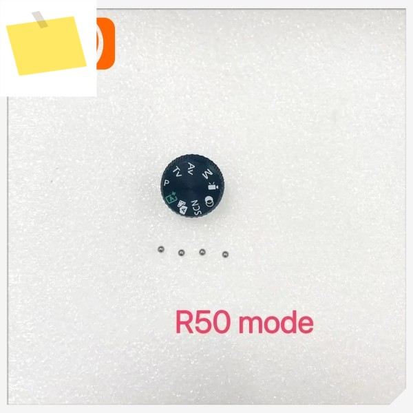 Canon R50 카메라용 새 상단 커버 모드 다이얼 휠 어셈블리 수리 부품 세트 제품 이미지