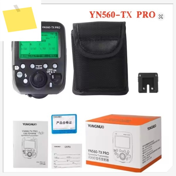 YN560-TX PRO YONGNUO 플래시 무선 트리거 소니 캐논 니콘 YN685 YN200 스피드라이트 용 수동 컨트롤러 제품 이미지