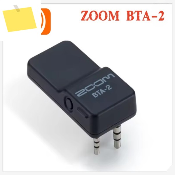 ZOOM BTA-2 Bluetooth 어댑터 송신기수신기PodTrak 레코더용 2개의 커넥터 포함 원격 인터뷰 녹화 제품 이미지