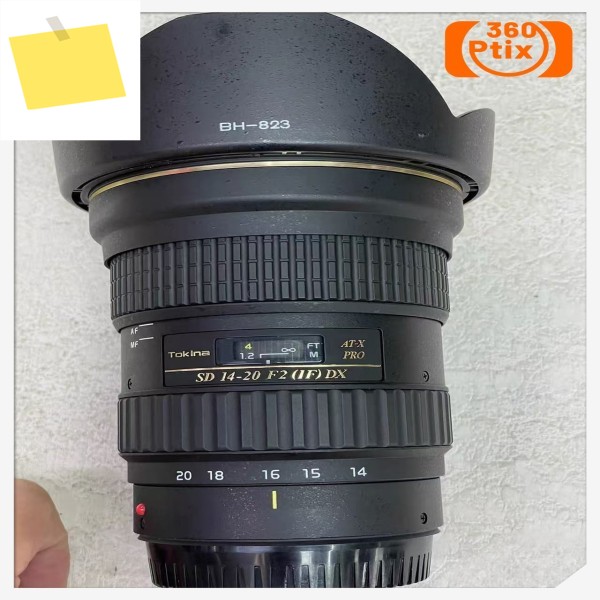 토키나 AT-X 14-20mm f2 PRO DX APS-C 포맷 렌즈 초광각 캐논 EF 90D 850D, 니콘 F-마운트 호환 제품 이미지