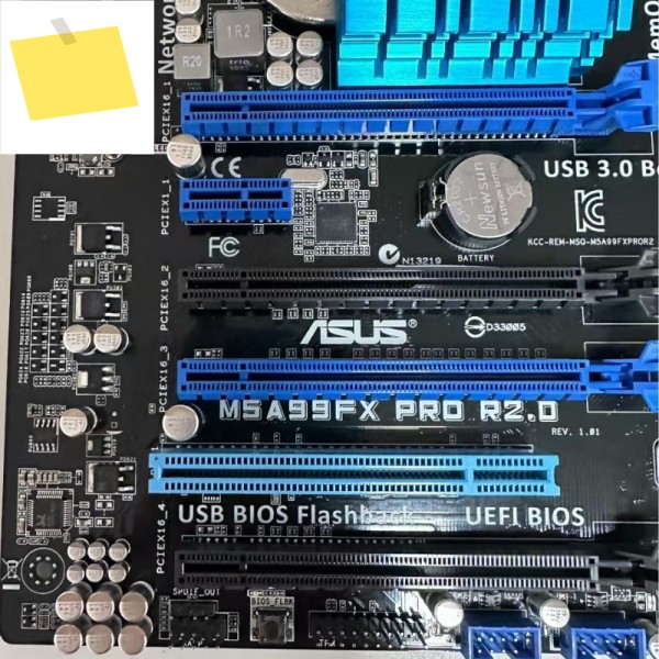 중고 M5A99FX PRO R2.0 마더보드는 테스트를 거쳤으며 빠르게 되었습니다. 제품 이미지